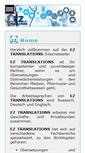 Mobile Screenshot of ez-translations.com