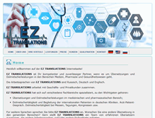 Tablet Screenshot of ez-translations.com